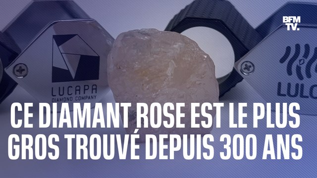 Ce diamant rose est le plus gros retrouvé depuis 300 ans en Angola