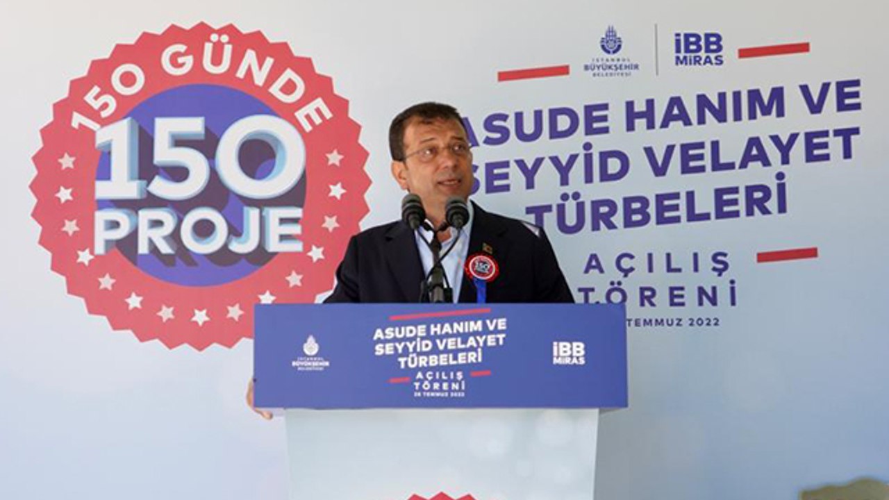 İmamoğlu İBB’nin restore ettiği türbeleri açtı: Çılgın proje kavramı değişti