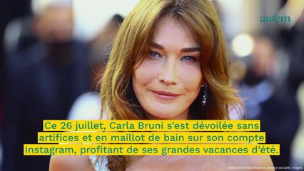 CARLA BRUNI S'ASSUME AU NATUREL