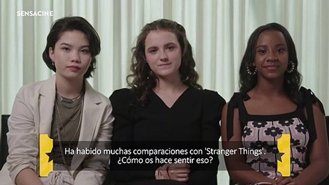 Entrevista 'Paper Girls': Riley Lai Nelet, Camryn Jones, Fina Strazza