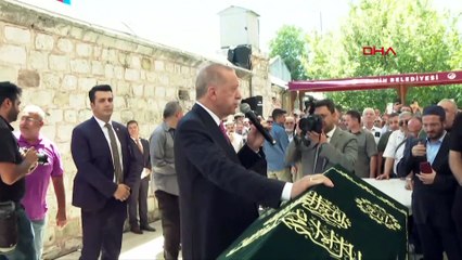 Cumhurbaşkanı Erdoğan Hacı Nimet Kaya'nın cenazesine katıldı