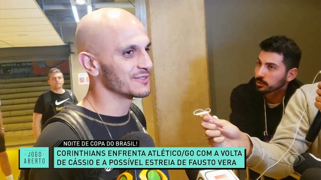 Corinthians enfrenta o Atlético-GO com a volta de Cássio é possível estreia de Fausto Vera