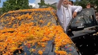 Indian PM MODI ENTRY 