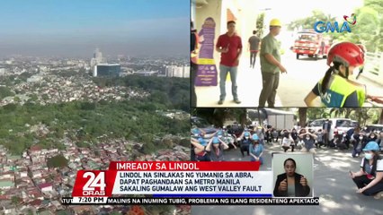 Lindol na sinlakas ng yumanig sa Abra, dapat paghandaan sa Metro Manila sakaling gumalaw ang West Valley Fault | 24 Oras