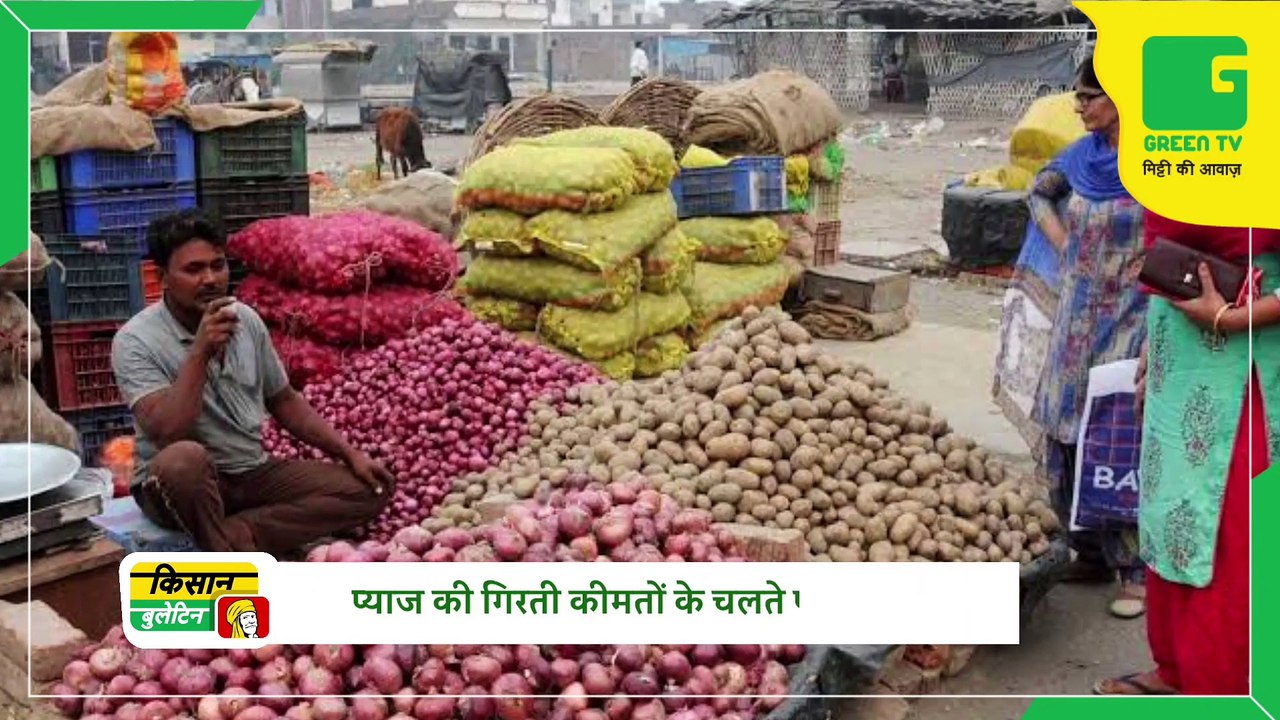 Kisan Bulletin 28 July 2022 - Onion की गिरती कीमतों के चलते परेशानी में Farmer, राष्ट्रपति (President Of India) से मिलकर देंगे एक टन प्याज