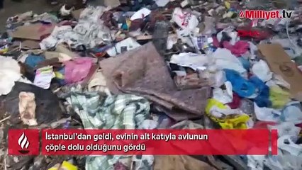 Evine geldi, şoke oldu! 'Böyle bir şey görülmemiş'