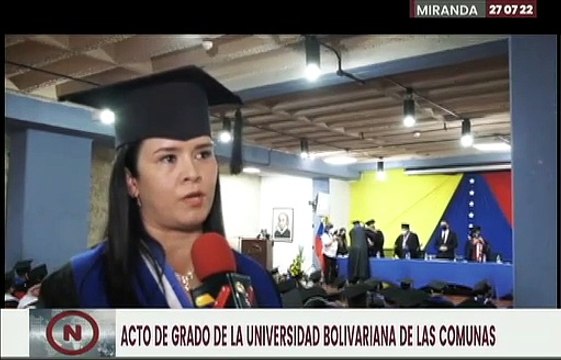 Miranda | UNESR graduó a más de 60 comuneros egresados de la Universidad Bolivariana de la Comunas