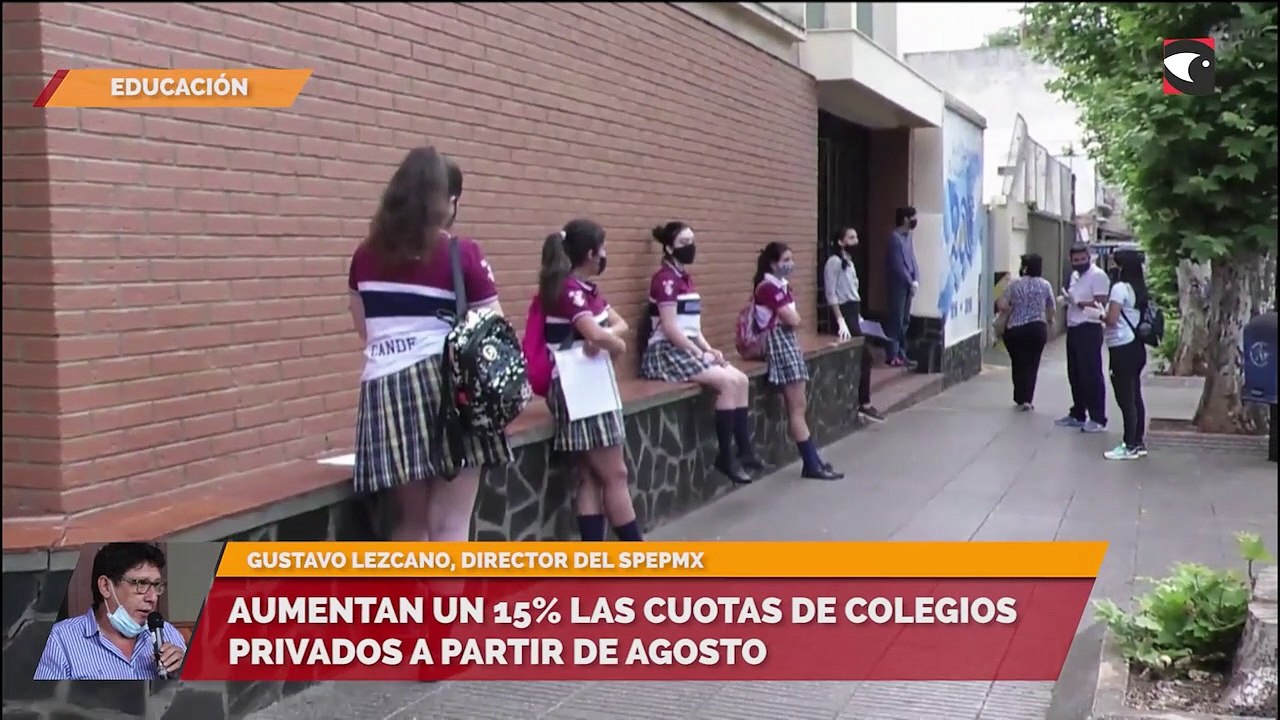 Aumentan un 15% las cuotas de colegios privados a partir de agosto