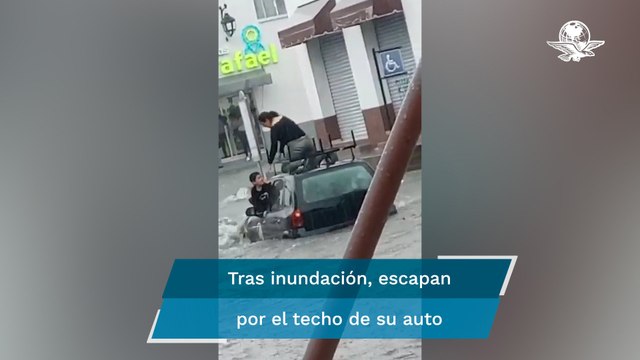Tromba deja autos varados y viviendas inundadas en Morelia