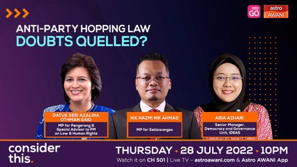 Consider This: Anti-Hopping Bill (Part 1)— Passed With Bipartisan Support