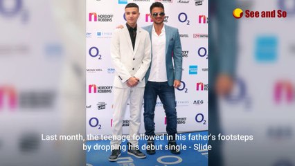 Katie Price's son Junior makes debut performance with chart-topping single