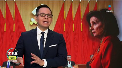 China advierte "graves consecuencias" si Pelosi visita Taiwán