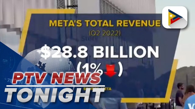 Facebook's owner Meta posts first-ever quarterly revenue drop