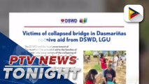 DSWD 4-A extends assistance to families of victims of Cavite bridge collapse