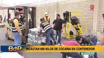 Incautan 600 kilos de cocaína en almacén del Callao