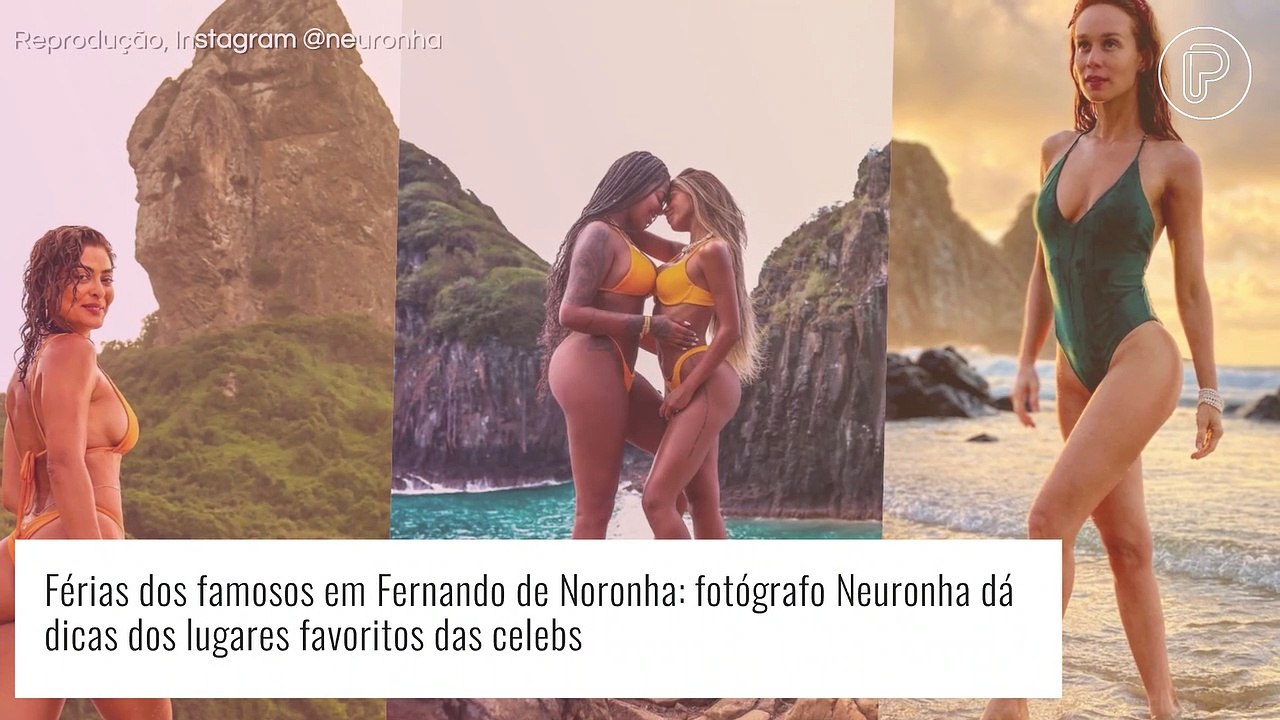 Férias dos famosos em Fernando de Noronha: fotógrafo Neuronha dá dicas das praias favoritas das celebs