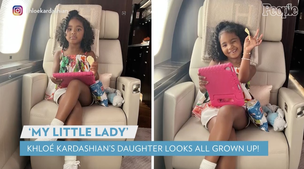 True Thompson Looks All Grown Up While Jet-Setting with Mom Khloé Kardashian: 'My Little Lady'