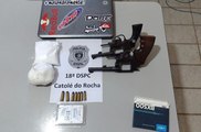 Delegado detalha operação que prendeu 2 suspeitos e apreendeu armas e drogas em Catolé do Rocha