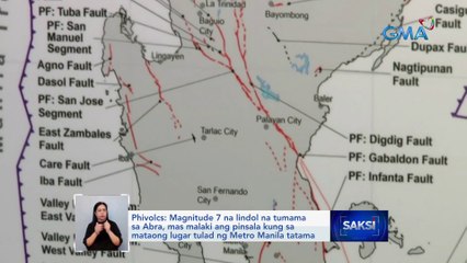 Phivolcs: Maaaring umabot ng magnitude 7.2 ang pinangangambahang "The Big One" sa Metro Manila | Saksi
