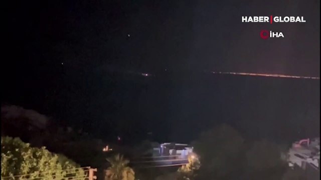 Muğla'nın Bodrum ilçesinde dur ihtarına uymayarak kaçan lüks yat, zor kullanılarak durduruldu