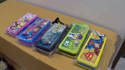 Unboxing and Review of joyful twenty twenty big pencil box for kids
