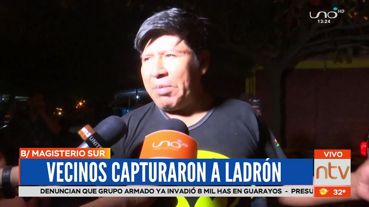 Vecinos capturan un ladrón