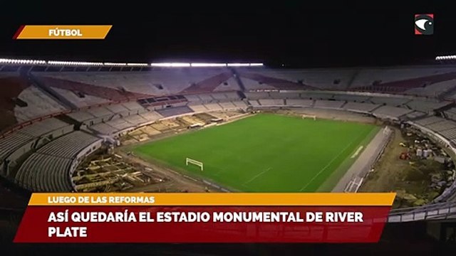 Así quedaría el estadio Monumental de River Plate