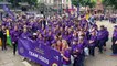 Leeds welcomed hundreds of competitors of the British Transplant Games to the city centre today in a huge opening day parade