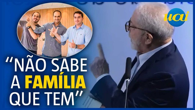 Lula associa corrupção à família de Bolsonaro