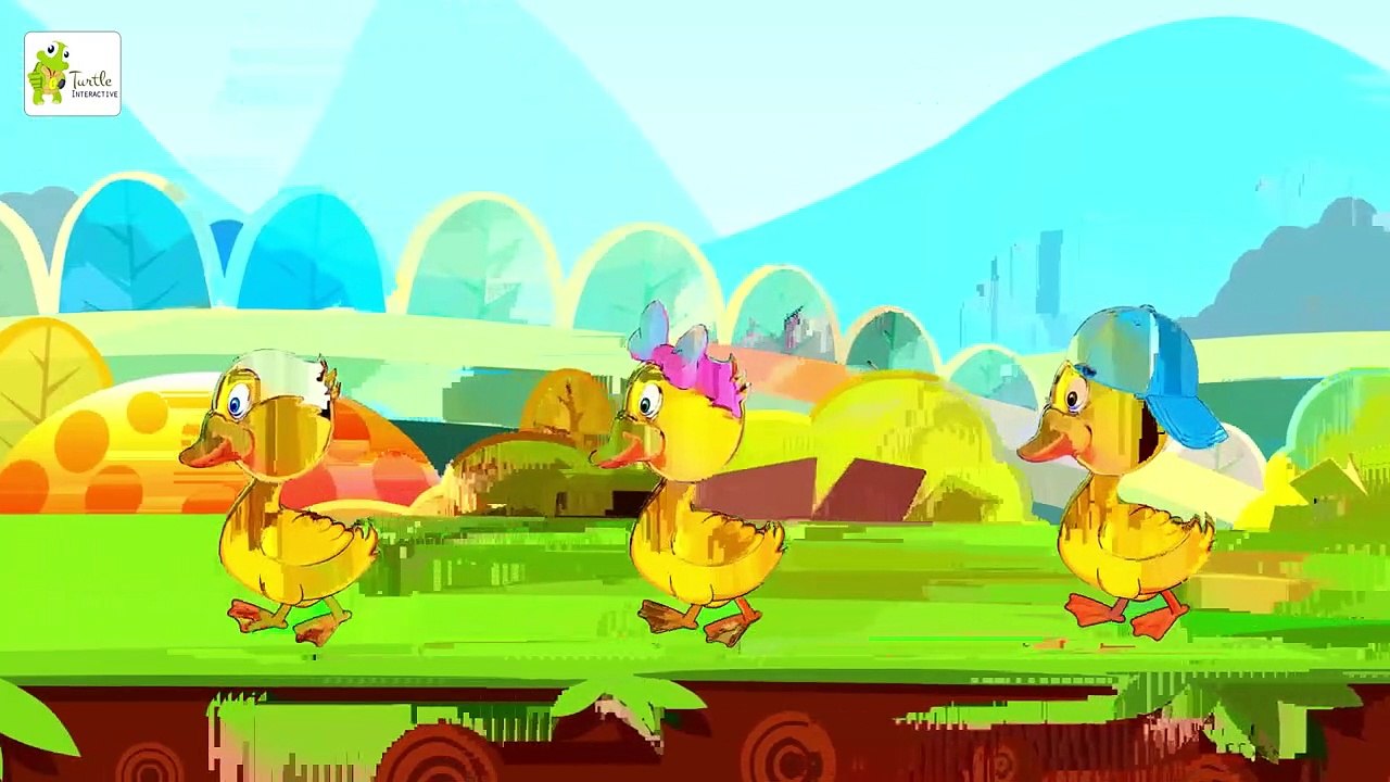 Five Little Ducks | Song for Kids | Children rhyme by Turtle Kids