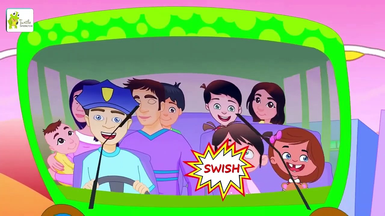 Wheels On The Bus Go Round And Round | Nursery Rhymes for Babies