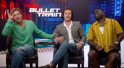 BRAD PITT :  rencontre à Paris pour  Bullet Train interview