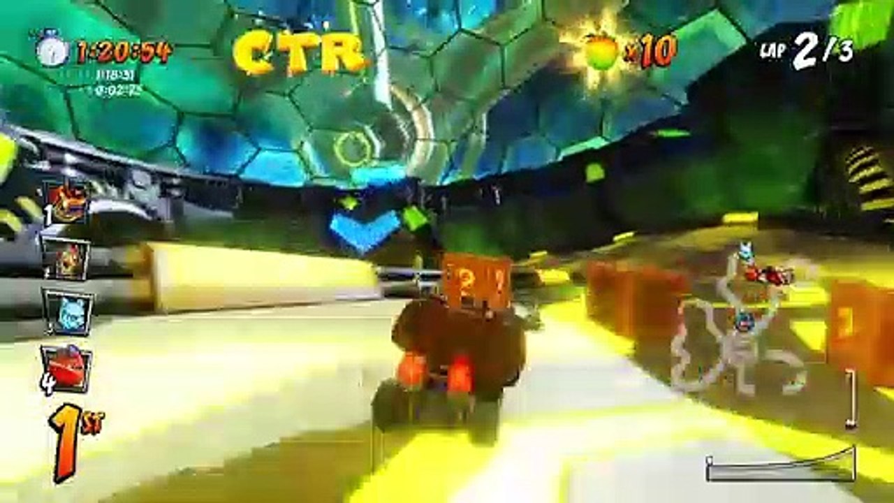 Oxide Station CTR Challenge Gameplay - Crash Team Racing Nitro-Fueled