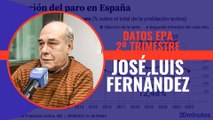 José Luis Fernández, jefe de estudios de USO analiza los datos de la EPA del segundo trimestre
