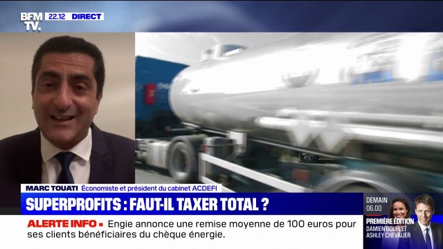 Marc Touati, économiste, sur la taxation des superprofits générés par Total: créer un nouvel impôt, c'est ce qu'on fait trop souvent en France