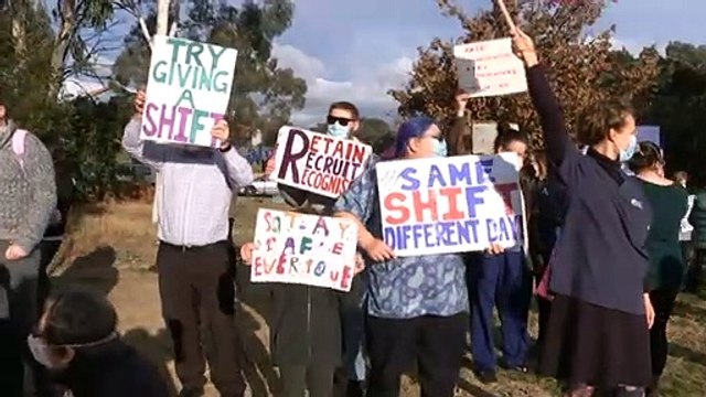 Canberra nurses and midwives threaten strike action over workload issues