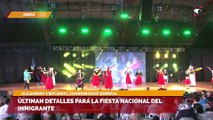 Últiman detalles para la Fiesta Nacional del Inmigrante