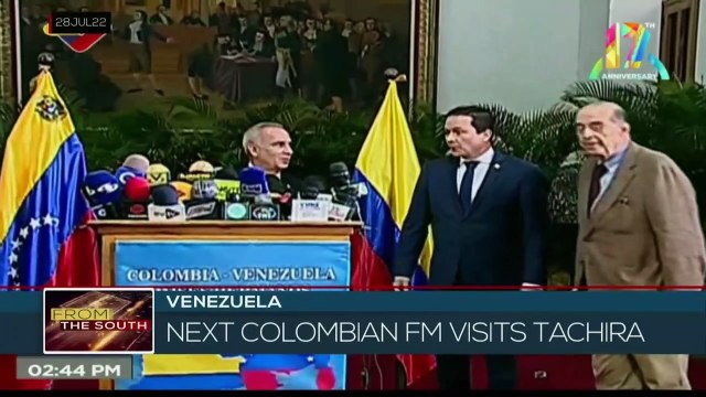 Venezuela: Governor of Táchira state receives Colombian foreign minister appointed by Gustavo Petro