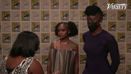 Danai Gurira and Dominique Thorne Black Panther 2 Comic-Con