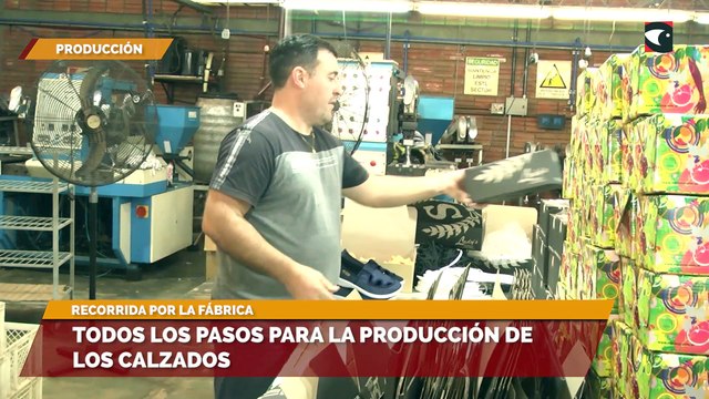 Todos los pasos para la producción de los calzados