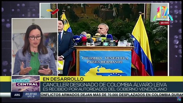 Encuentro entre cancilleres de Colombia y Venezuela propicia nuevo rumbo a relaciones bilaterales