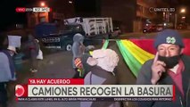 Se reanuda el recojo de basura en La Paz; vecinos de Cotahuma levantaron su bloqueo en el relleno sanitario