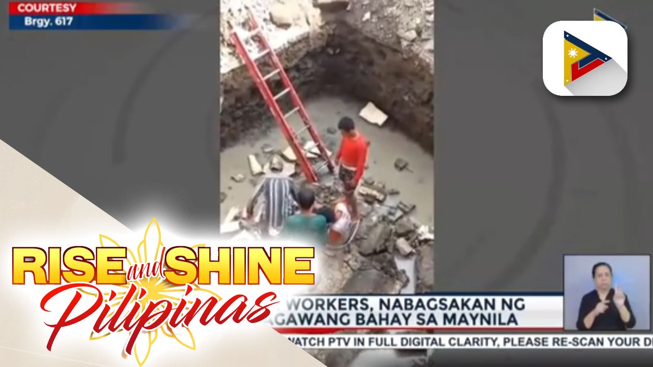 Dalawang construction workers, nabagsakan ng pader sa ginagawang bahay sa Maynila; Pamunuan ng barangay, nanawagan sa Manila LGU na tiyaking nagpapatupad ng safety precaution measure ang contractors