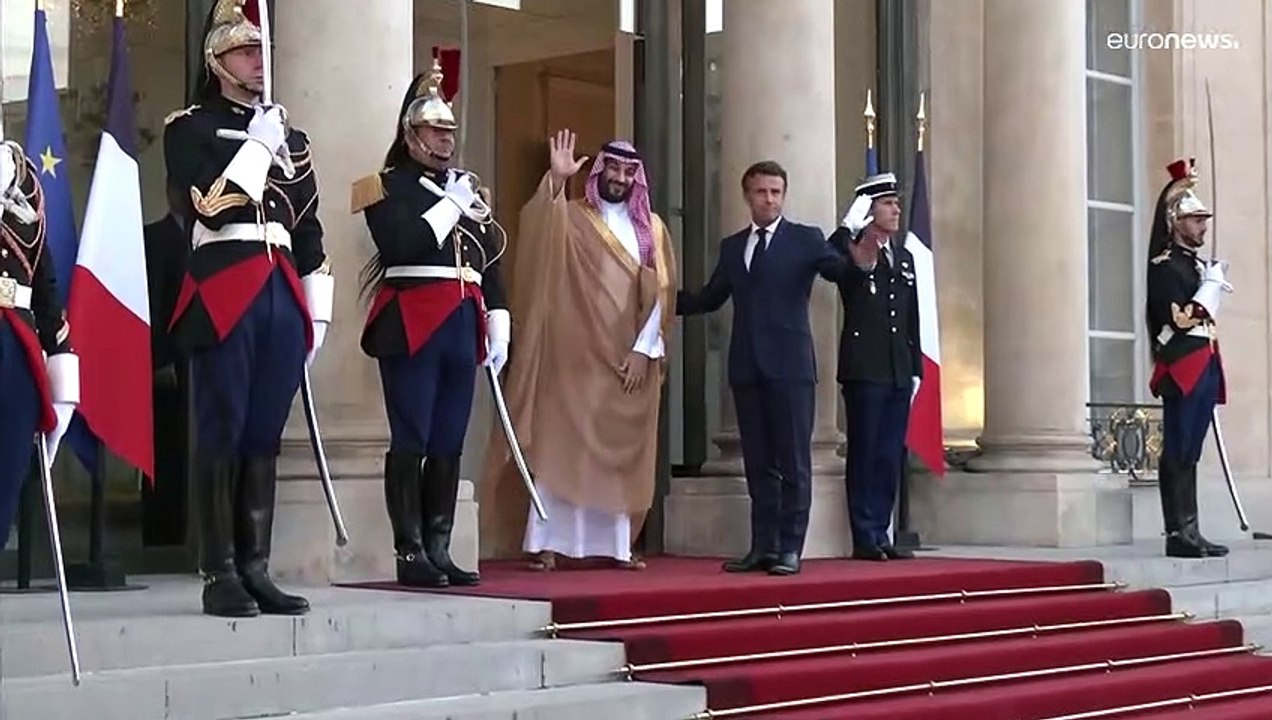 Isolation beendet: Saudischer Kronprinz bin Salman zu Gast im Élyséepalast