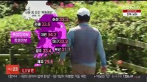 [날씨] 전국 35℃ 안팎 찜통더위 기승…내륙 곳곳 소나기