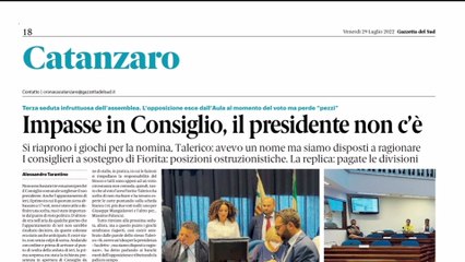 RASSEGNA STAMPA 29-07-22 CALABRIA