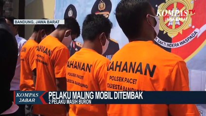 Maling Mobil  Di Bandung Ditembak Polisi