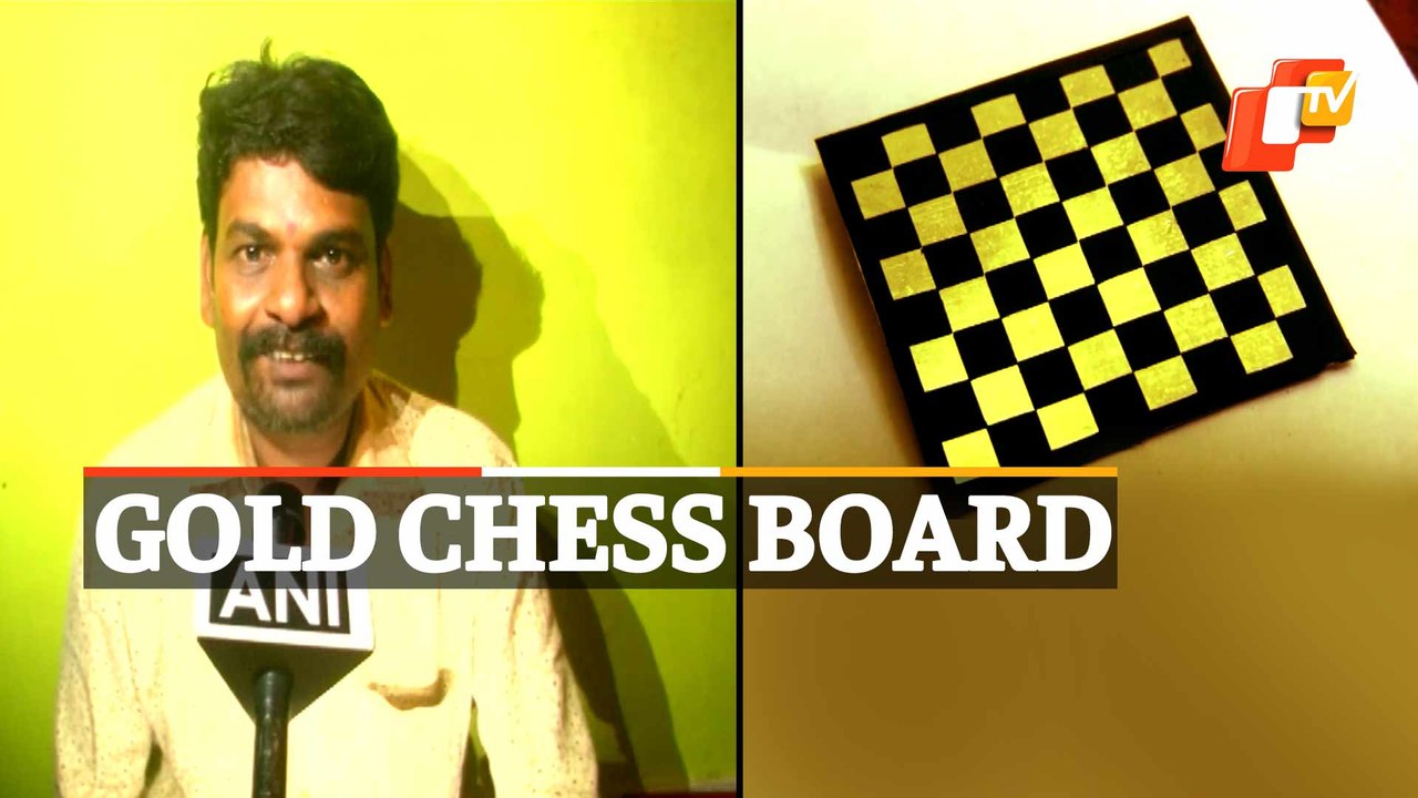 Chess Olympiad In Chennai | Gold & Silver Chess Board Created By Artist