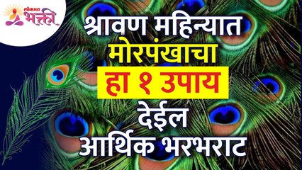 मोरपंखाचा कोणता १ उपाय श्रावण महिन्यात आर्थिक भरभराट देईल? Peacock Feather | Morpankh | Shravan 2022