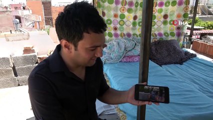 Kuzeninin aç kalmasına dayanamayıp yaptığıyla görenleri şaşırttı! Kebabı 2 kilometre uzağa bakın nasıl yolladı